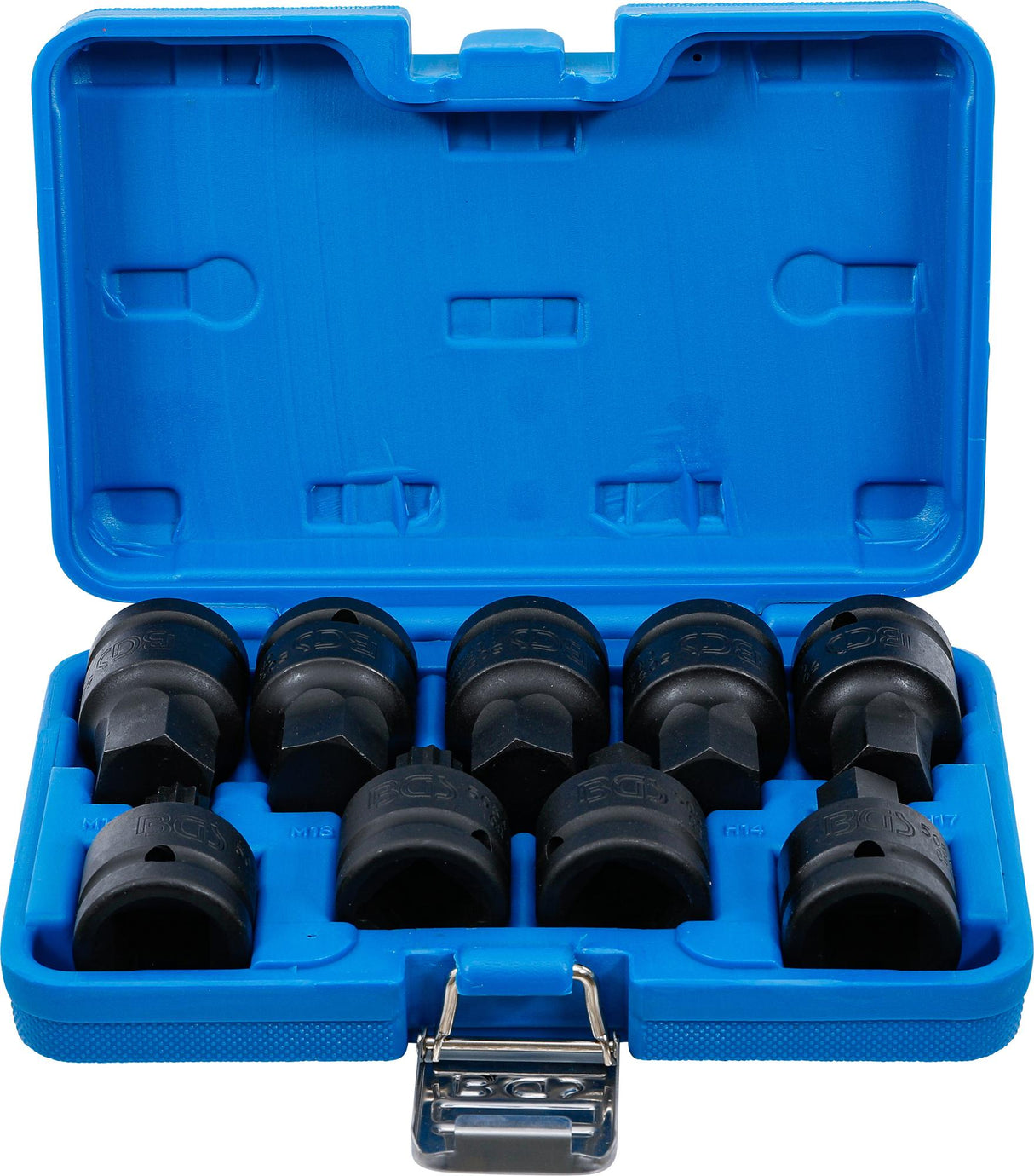 Smūginių antgalių rinkinys | 20 mm (3/4") | hex šešiakampis ir spline (XZN) | 9 vnt. (5054)