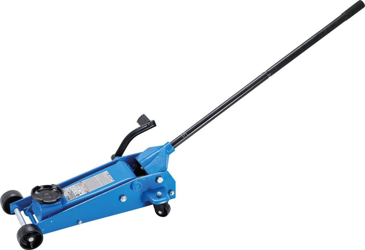Domkratas ant ratukų | hidraulinis | 3 t | su greito kėlimo pedalu (9251)