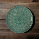 Lėkštė SALSA | žalia | blizgi | keramika | Ø21CM (69987)