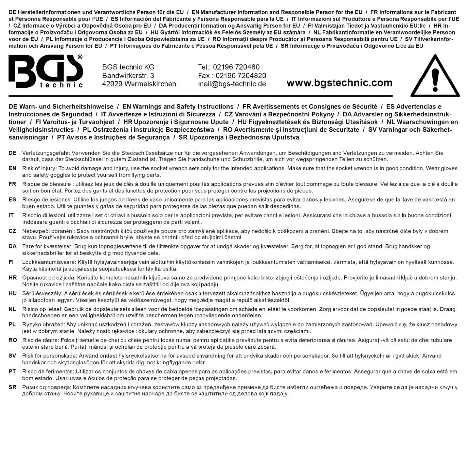 Galvučių rinkinys | 6.3 mm (1/4") / 10 mm (3/8") / 12,5 mm (1/2") | 192 vnt. (2243)