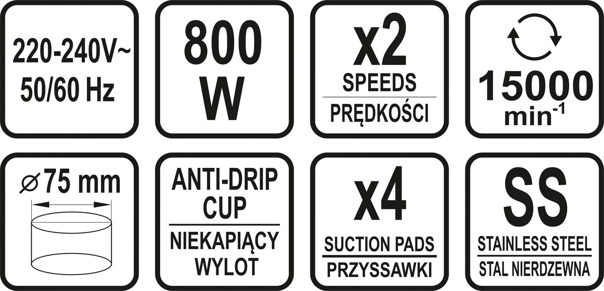 Sulčiaspaudė | 800W (67853)