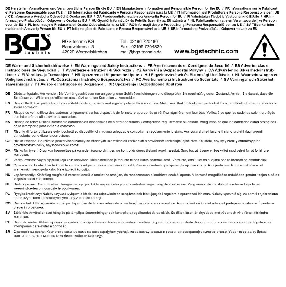 Kombinuotas bagažo spynelių rinkinys | 2 vnt. (85809)