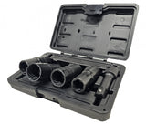 Набор длинных двусторонних ударных головок | Cr-Mo | 12,5 mm (1/2") | 17-19-21-22 mm | 5 шт.