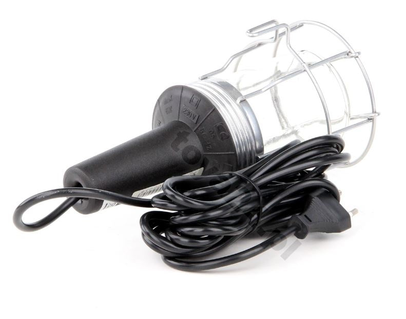 Darbo lempa "Classic" 230V metalinės grotelės, 5 m laidas (82714)
