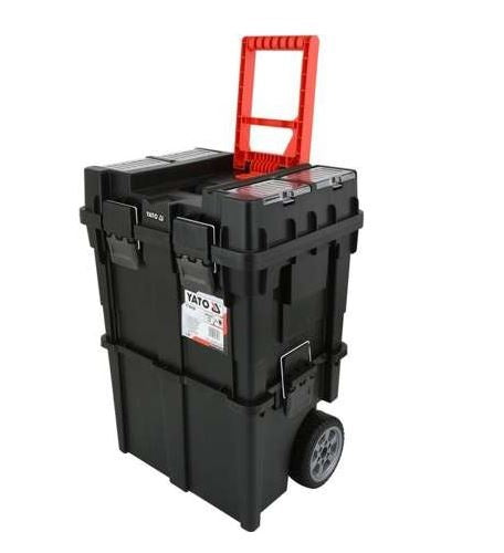 Dėžė įrankiams su ratukais | 2-jų dalių (YT-09160)