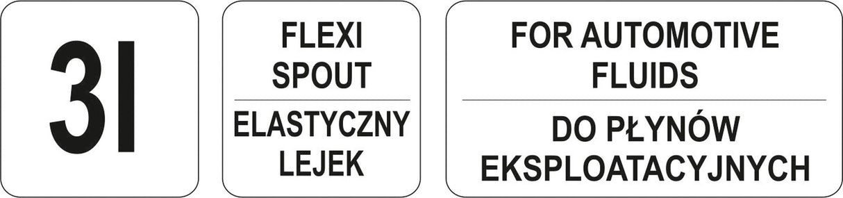 Skysčių užpylimo indas su dangteliu ir antgaliu 3L (YT-06983)