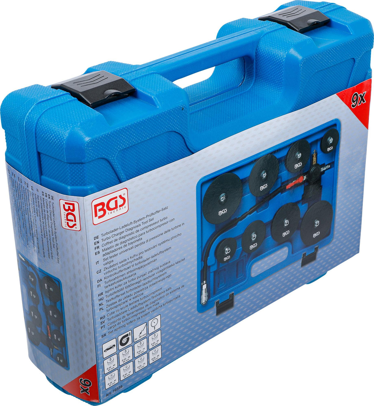 Testavimo rinkinys turbo sistemoms | 9 vnt. (70339)