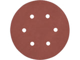 Šlifavimo popierius {velcro) | 6 skylės | 150 mm / P240 | 50 vnt. (YT-834589)