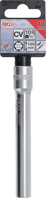 Galvutė šešiakampė | labai ilga | 10 mm (3/8") | 10 mm (9863-10)
