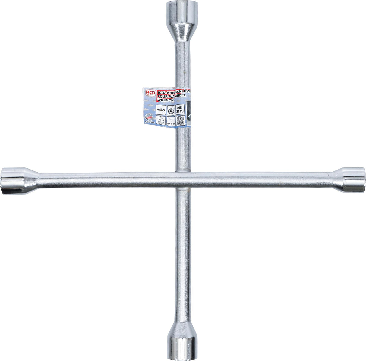 Automobilio rato raktas | kryžius | 17mm x 19 mm x 22 mm x 13/16" (1/2") (1455)