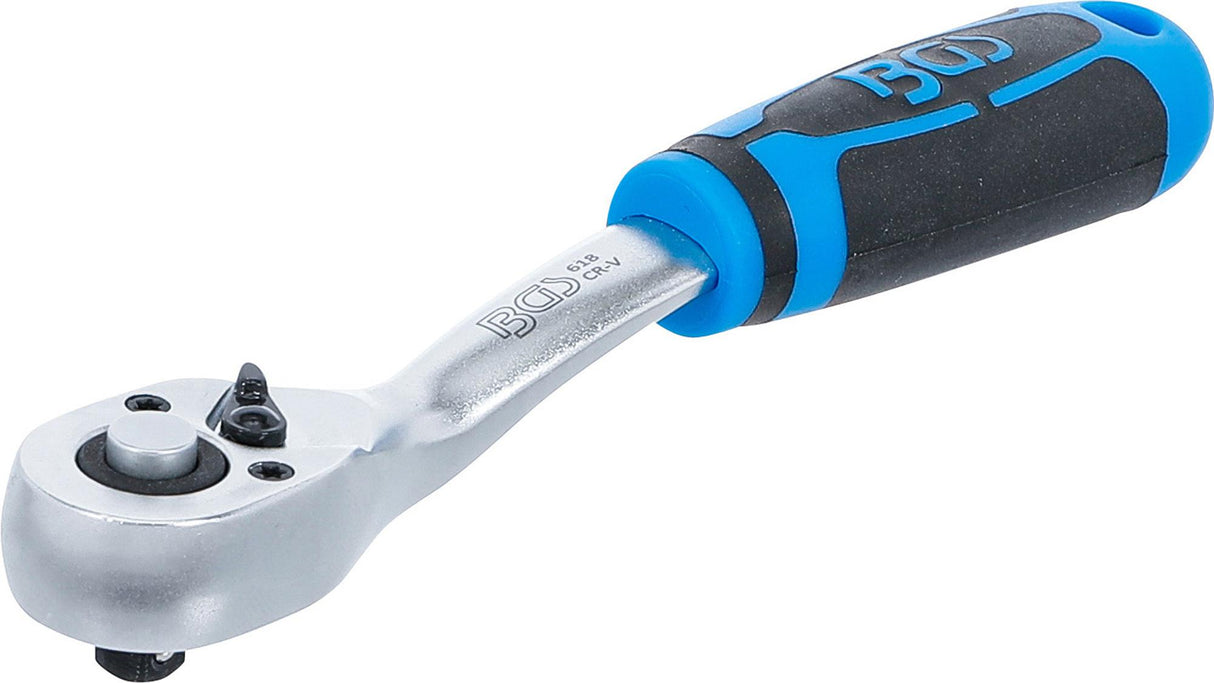 Rankena galvutėms terkšlinė | smulkūs dantukai | 6.3 mm (1/4") (618)