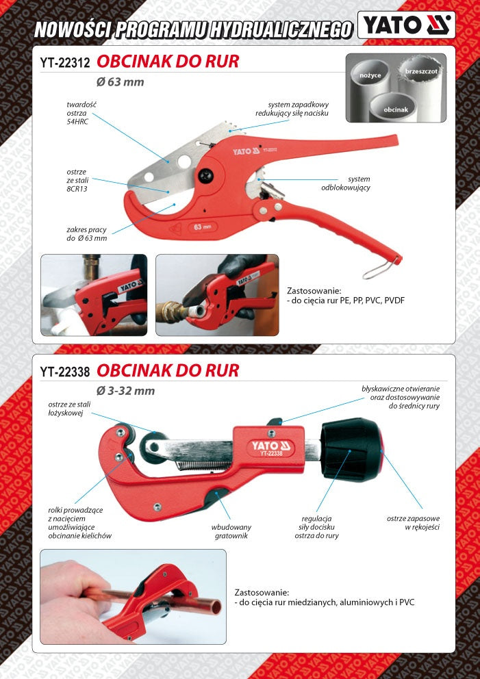 Vamzdžių pjoviklis | 3-32 mm (YT-22338)