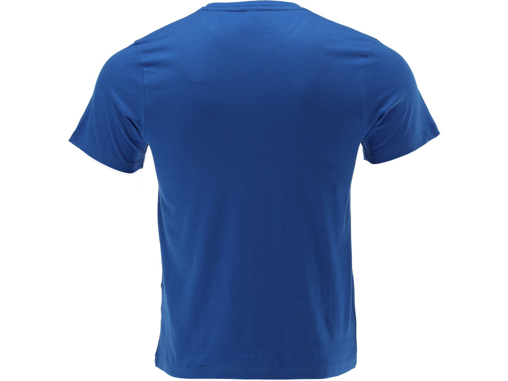 Marškinėliai BASIC | mėlyni | 100% medvilnė | 3XL dydis (YT-78499)