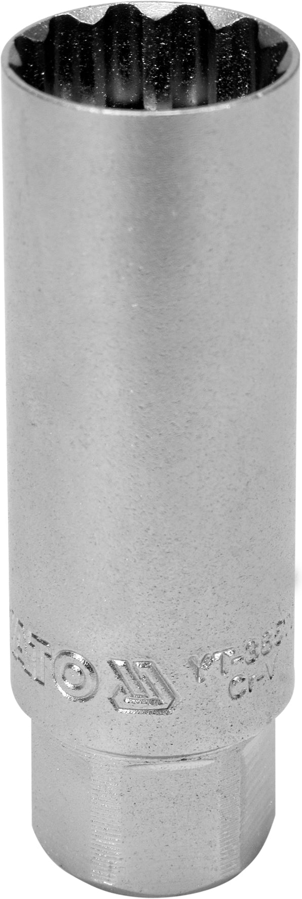 Galvutė žvakėms 12-kampė magnetinė | 10 mm (3/8") | 16 mm (YT-38511)