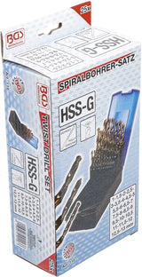 Grąžtų komplektas | HSS-G M35 kobalto plienas | 1 - 13 mm | 26 vnt. (116)