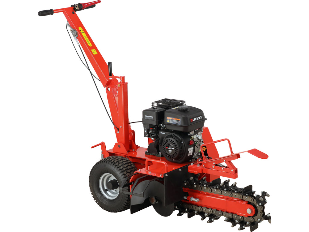 Benzinininis grandininis ekskavatorius tranšėjoms kasti | 196 CM3 | 450 mm (YT-86139)