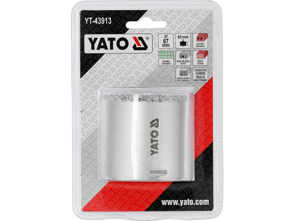 Volframo-karbido karūna | 67 mm (YT-43913)