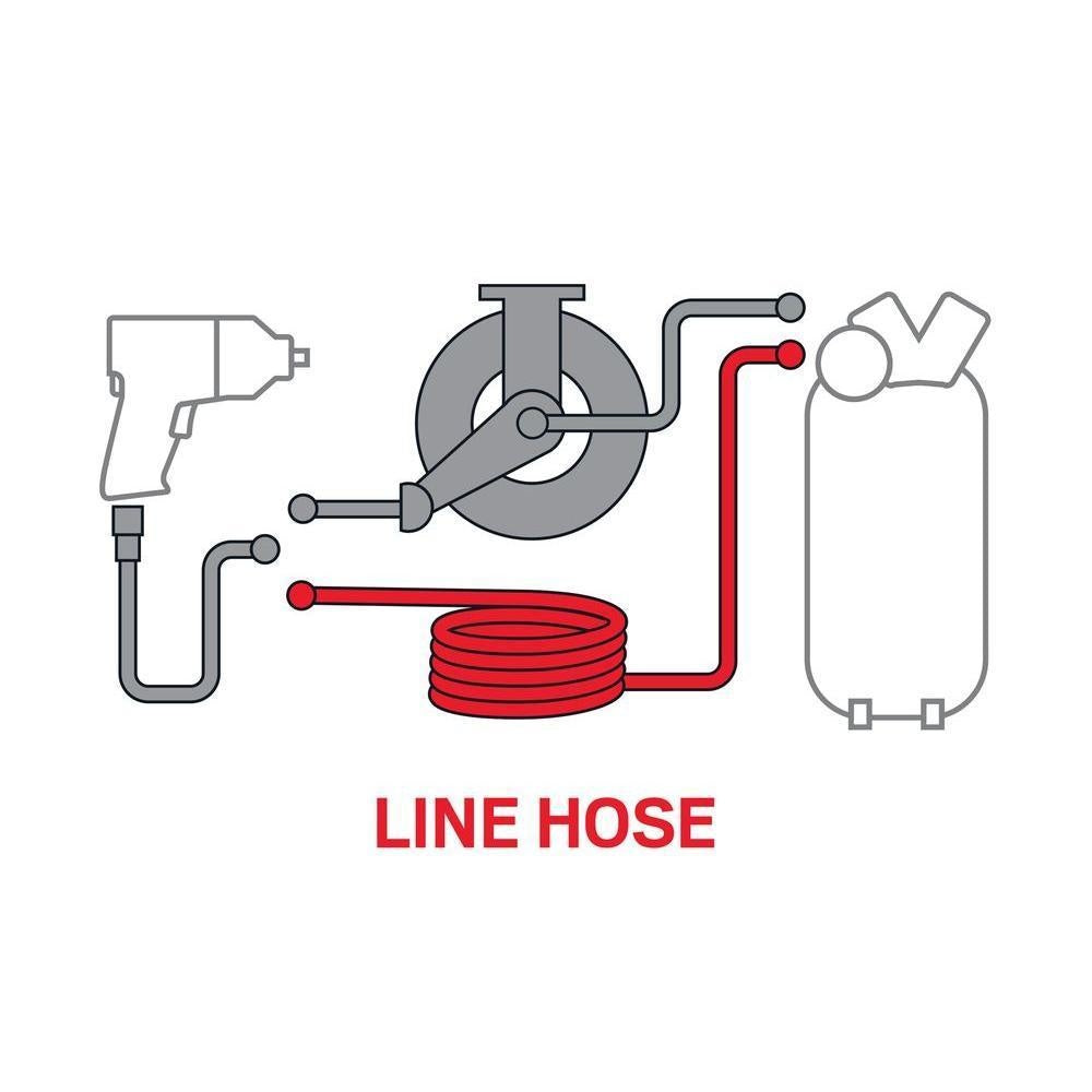 Oro žarna su rankovėmis | 10 mm x 16 mm x 30 m | guma+ (AH100)