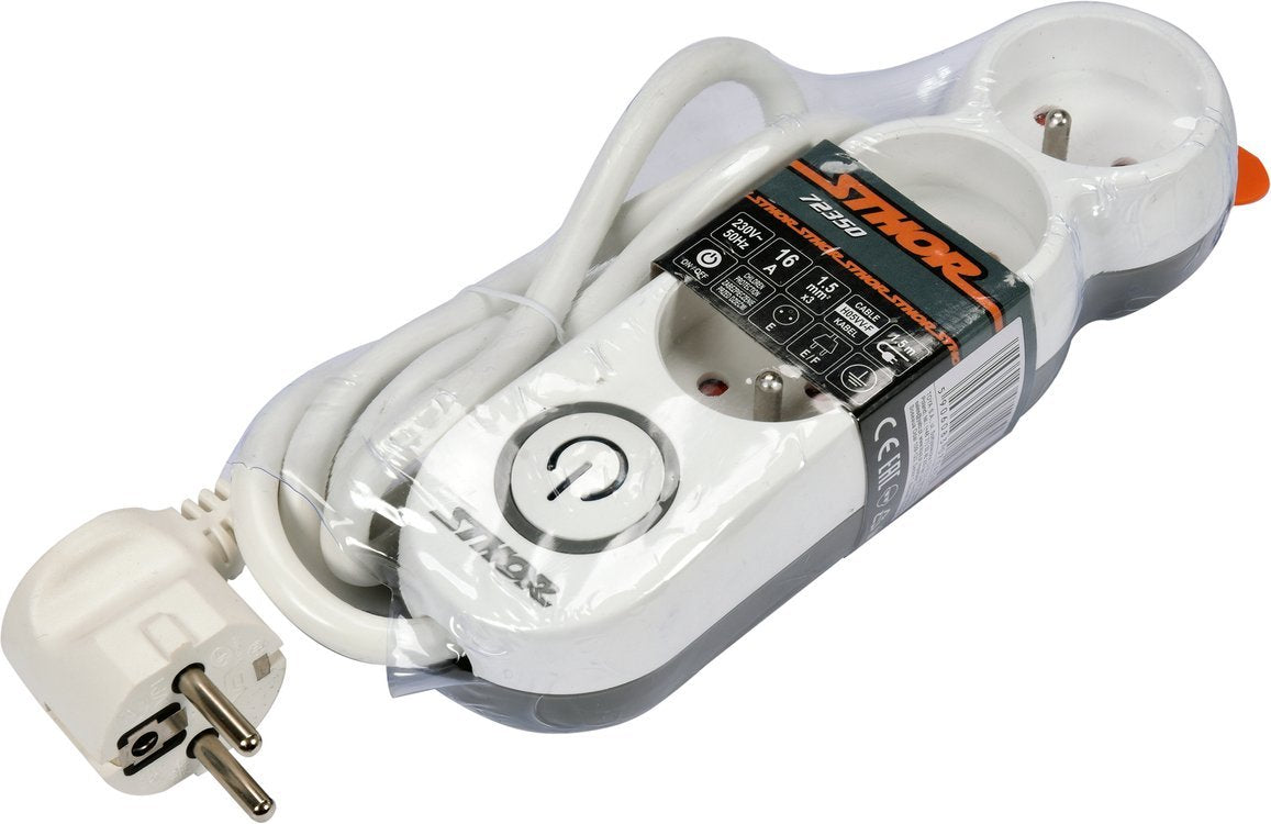 Elektrinis ilgintuvas | 3 lizdai | 1,5 mm2 | 1,5 m (72350)