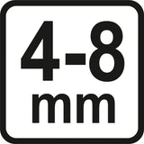 Baldinis kabių kalimo pistoletas | 4 - 8 mm (71040)