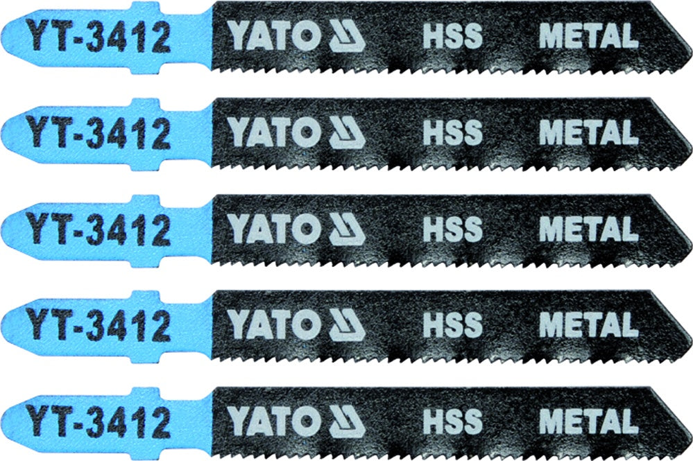 Полотна для лобзика 5 шт., 21 TPI / 1.2 mm (металл)