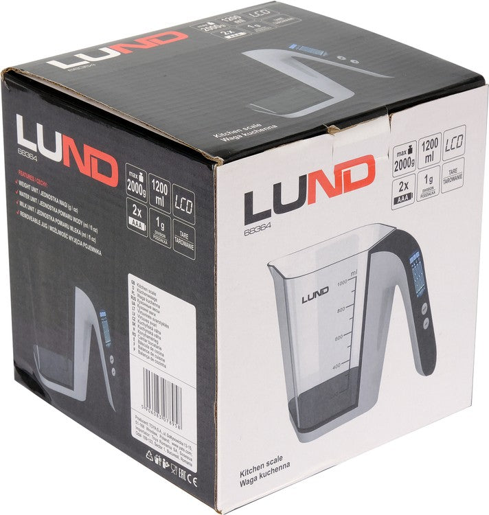 Virtuvinės svarstyklės | su indu | 1200 ml (68364)