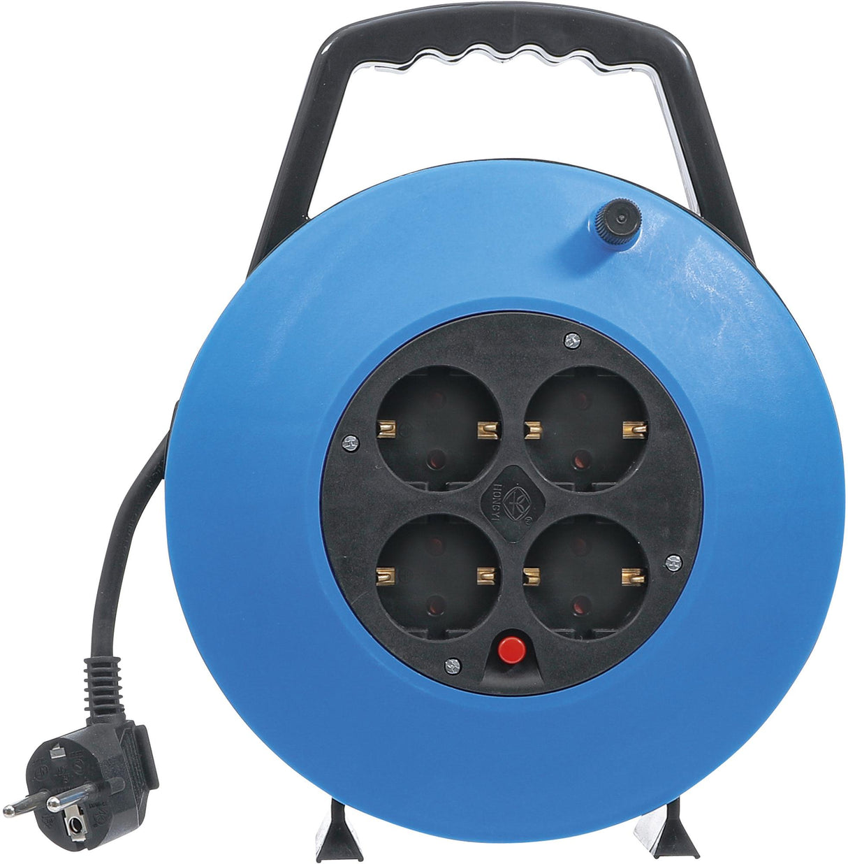 Kabelinė ritė 10 m | 3 x 1.5 mm² | 4 lizdai | IP 20 | 3000 W (3363)