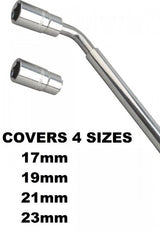 Raktas ratams teleskopinis profi | Cr-V | 12,5 mm (1/2") | 21/23+17/19 mm | 3 vnt. (ES-1719)