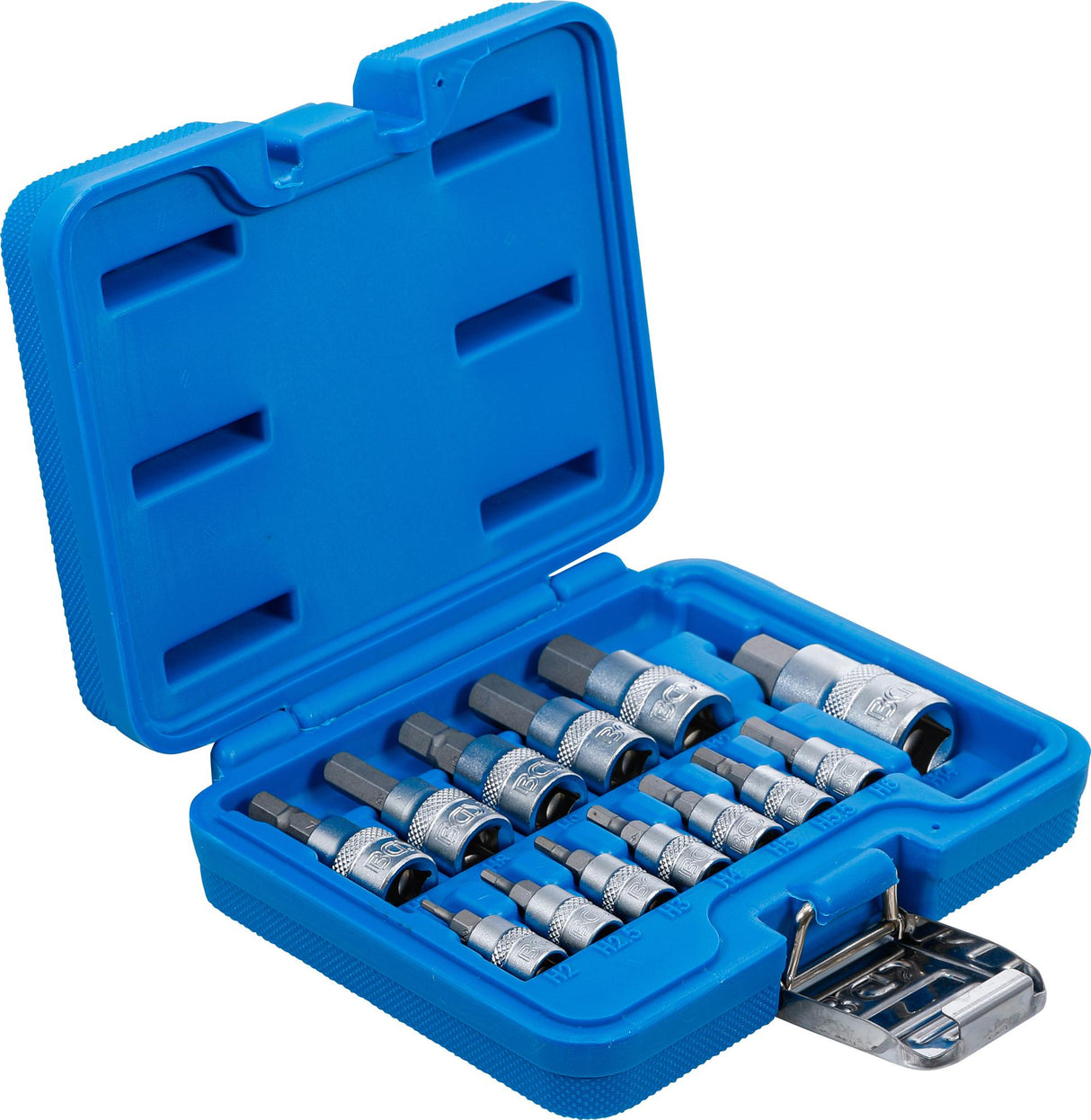 Antgalių rinkinys | 6.3 mm (1/4) / 10 mm (3/8") / 12.5 mm (1/2") | hex šešiakampis 2 - 14 mm | 13 vnt. (74257)