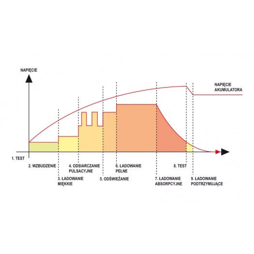 Mikroprocesorinis impulsinis akumuliatorių pakrovėjas | 12V 15A 6-200ah (YT-8303)
