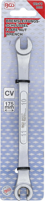 Specialus stabdžių žarnelių veržliaraktis | 175 mm | 10 x 11 mm (1760)