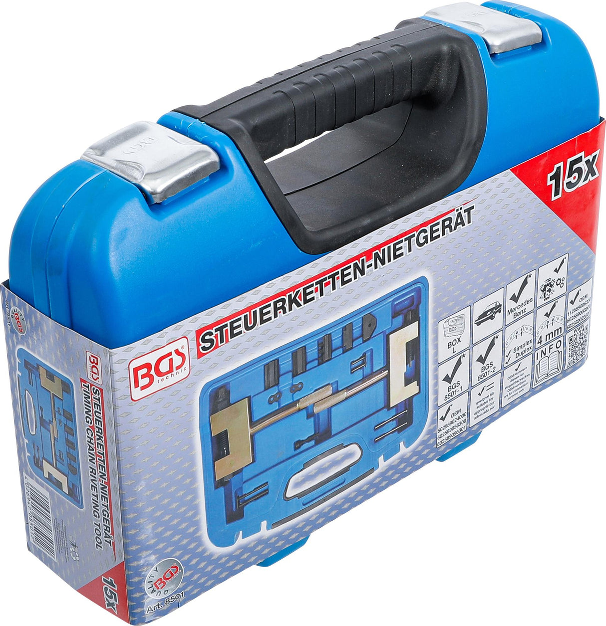 Grandinės kniedijimo rinkinys (8501)