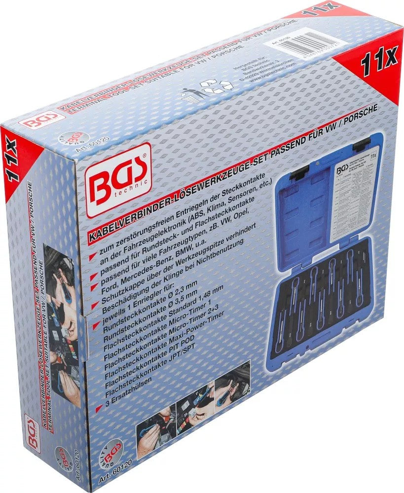 Laidų / laidynų blokų įrankių rinkinys | VAG, Porsche | 11 vnt. (60120)