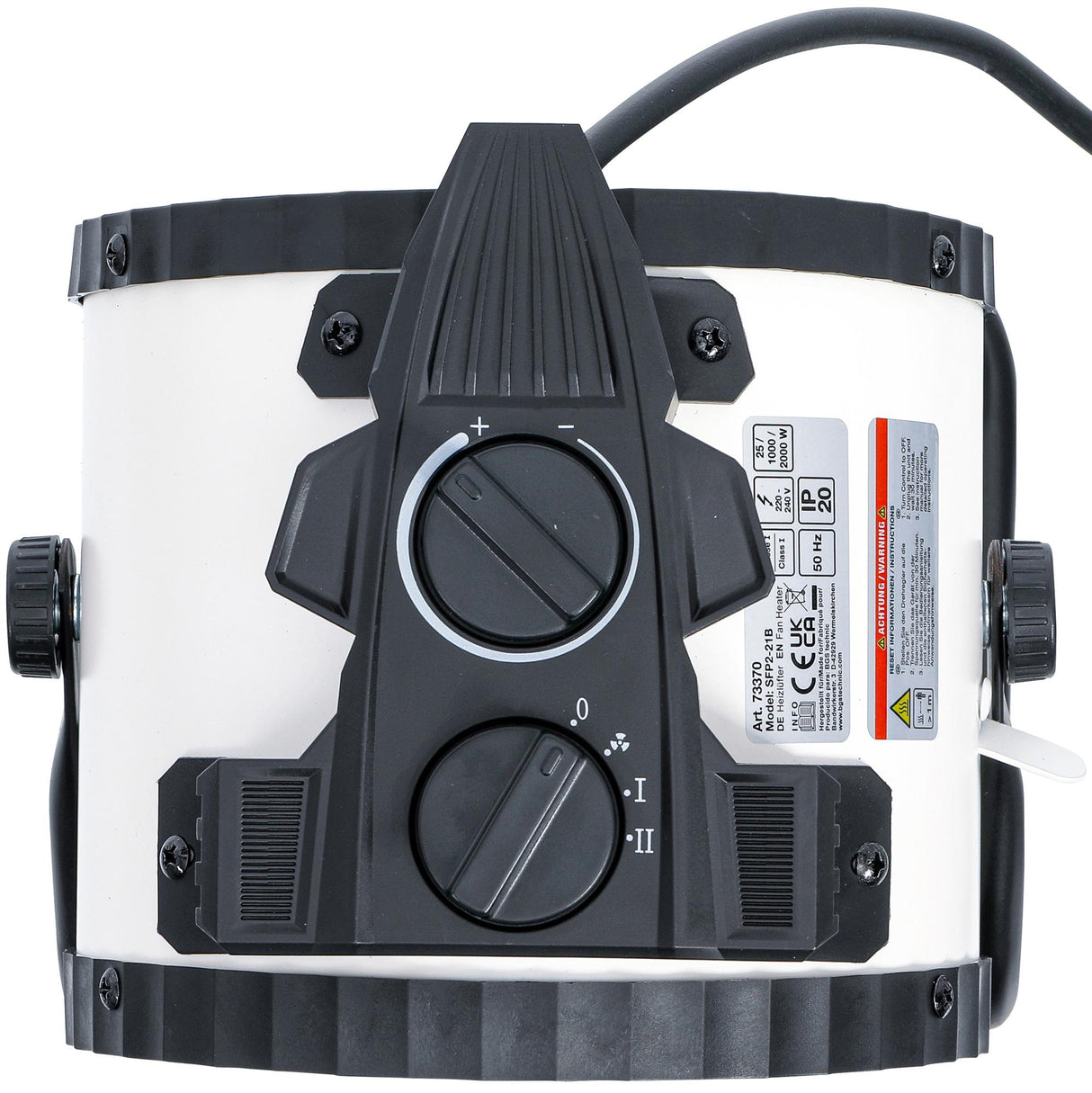 Šildytuvas ventiliatorinis | elektrinis | 2 kW (73370)