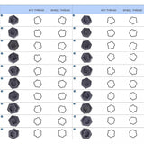 Ratų varžtų užraktų rinkinys | BMW | 22 vnt. (H4034)