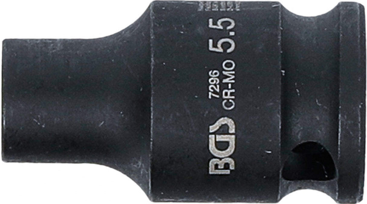 Smūginė galvutė šešiakampė | 6,3 mm (1/4") | 5.5 mm (7296)