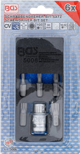 Antgalių komplektas | 10 mm (3/8") | Spline (XZN) | 6 vnt. (5006)