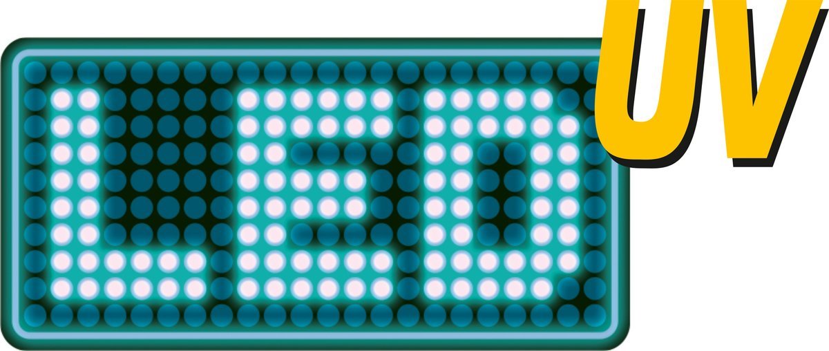 UV žibintuvėlis akumuliatorinis | LI-ION 3.7V | 1500 mAh + akiniai (YT-08588)
