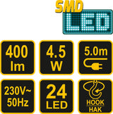 CABLE WORKSHOP LED LAMP 4,5W (82706)