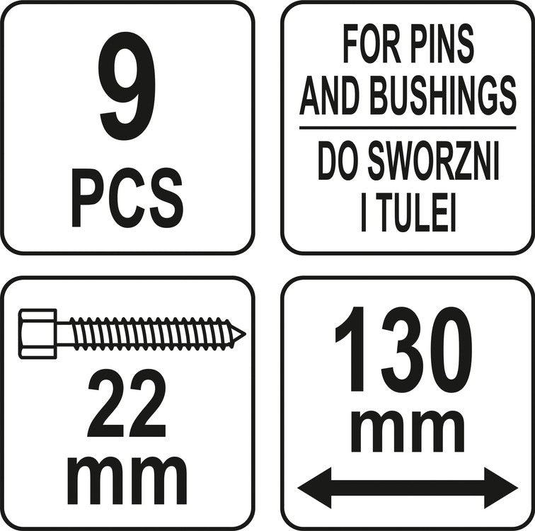 Įrankių rinkinys šarnyrų montavimui | C pasaga (YT-25413)