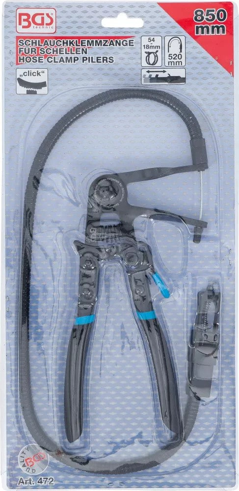 Replės aušinimo žarnų sąvaržų nuėmimui su trosu | pusiau lankstus | 18 - 54 mm (472)