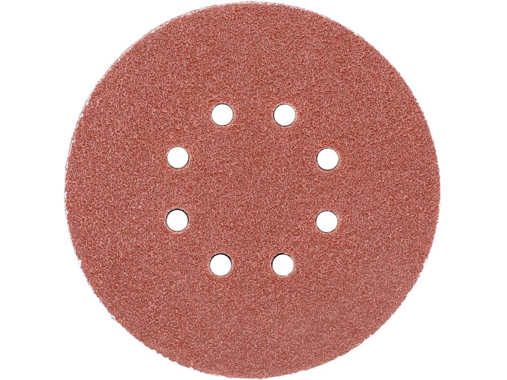 Šlifavimo popierius {velcro) | 8 skylės | 150 mm / P40 | 50 vnt. (YT-834591)