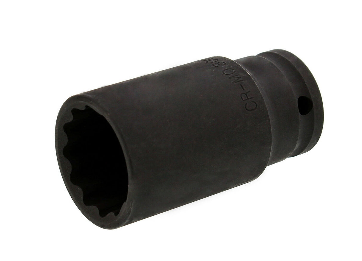 LONG THIN-WALLED IMPACT SOCKET 12-POINT | 12.5 MM (1/2") | 30 MM (KR121030)