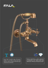 BATH MIXER RETRO BRONZE 1 (75828)