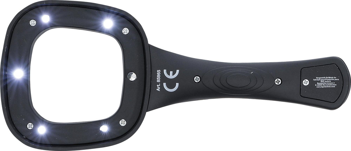 Didinamasis stiklas / lupa | LED (85865)