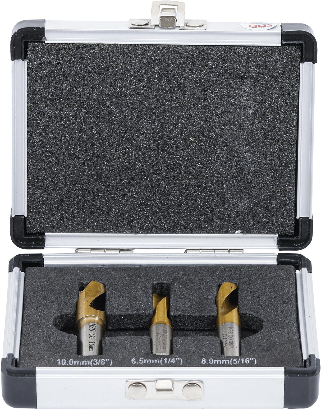 Grąžtai kontaktiniams taškams nugręžti | 5% kobalto plienas | 3 vnt. (5081)