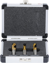 Grąžtai kontaktiniams taškams nugręžti | 5% kobalto plienas | 3 vnt. (5081)