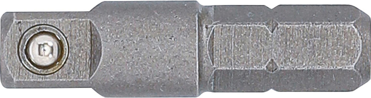 Adapteris | 6.3 mm šešiakampis (1/4") - išorinis kvadratas 6.3 mm (1/4") | 30 mm (8202)