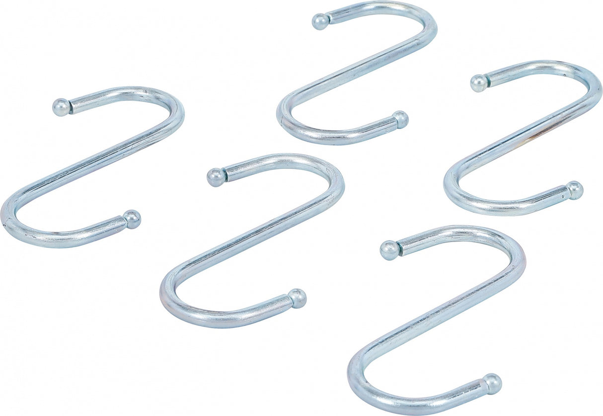 Kabliukų rinkinys | S formos | 100 mm | 5 vnt. (88325)