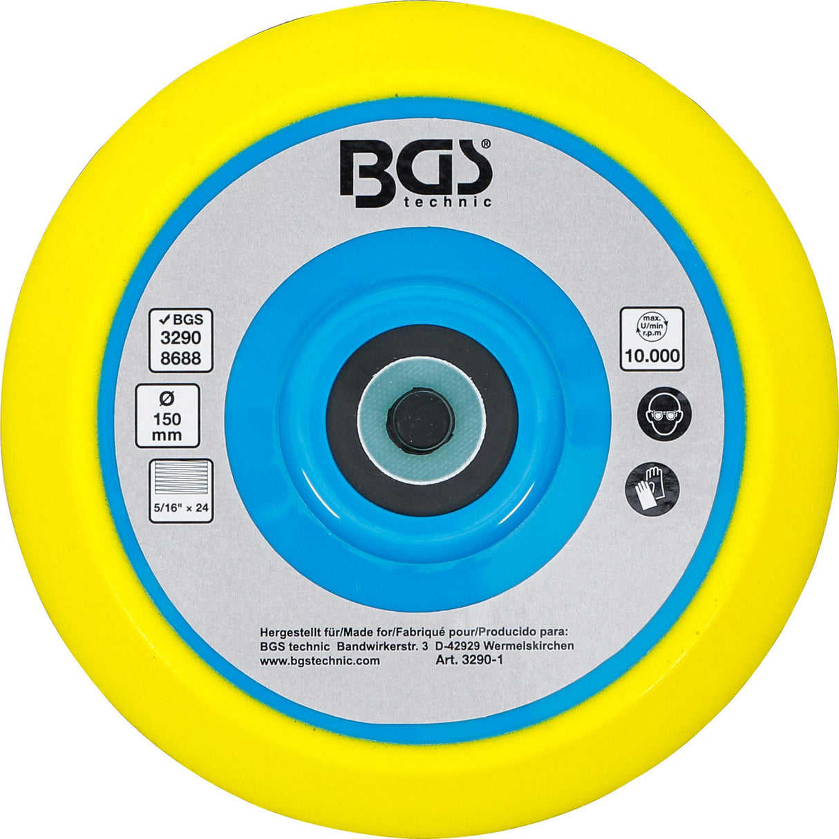 Velcro padas BGS 3290/8688 | Ø 150 mm (3290-1)